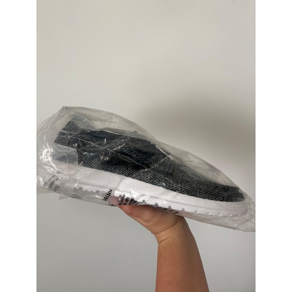 32 Degrees Men's Canvas Slip-On Shoes – Black Heather – Size 10 - Picture 4 of 5